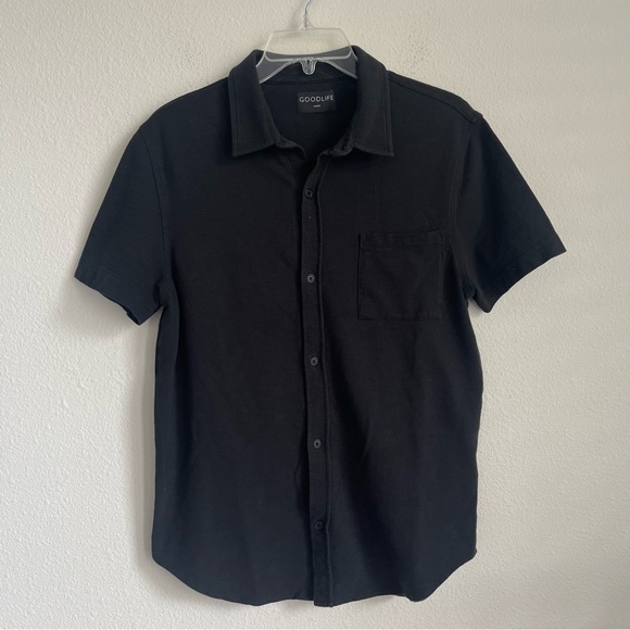 Goodlife Brand Short Sleeve Button Down Cotton Shirt - Picture 2 of 5